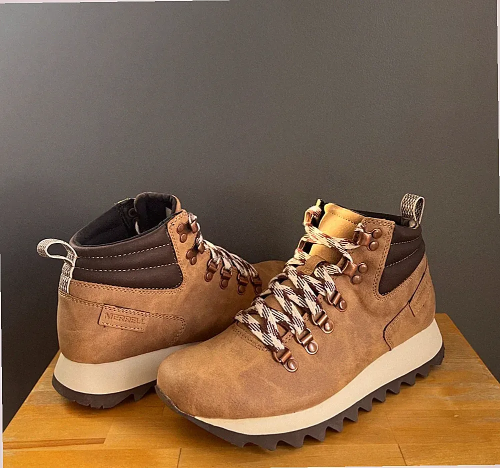 Merrell Mushroom (Tan) Alpine Hiker Mid Boots US Women 7M NWB