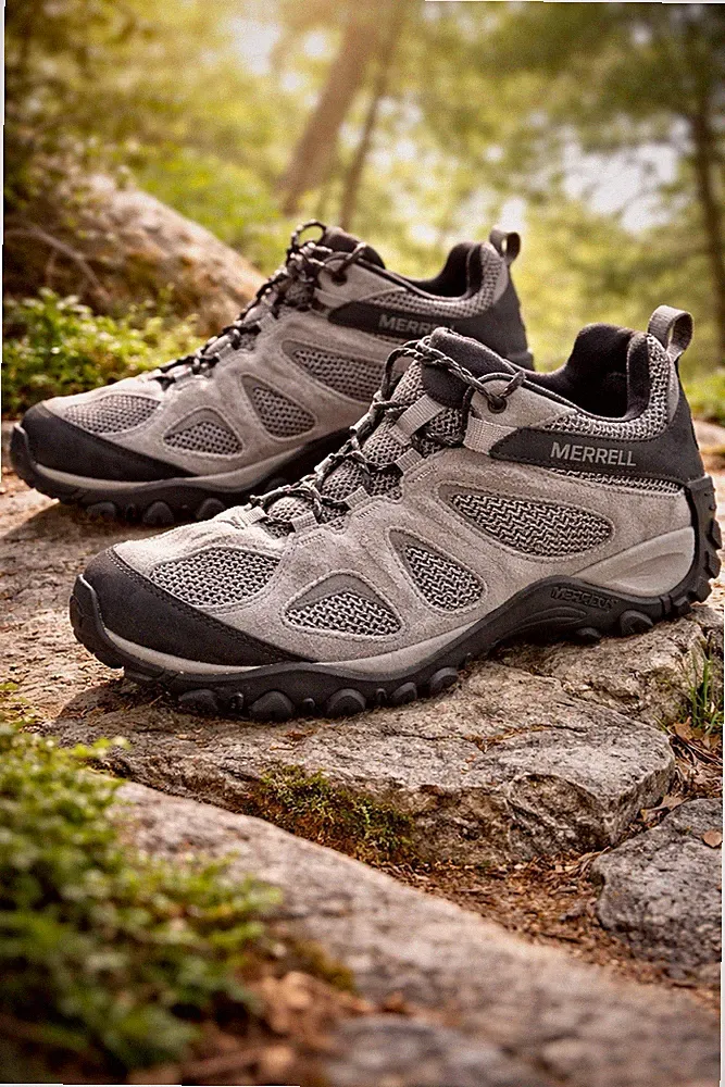 Merrell New Yokota 2 Waterproof J31277 Gray Trail Hiking Boots Size 11 MSRP $160