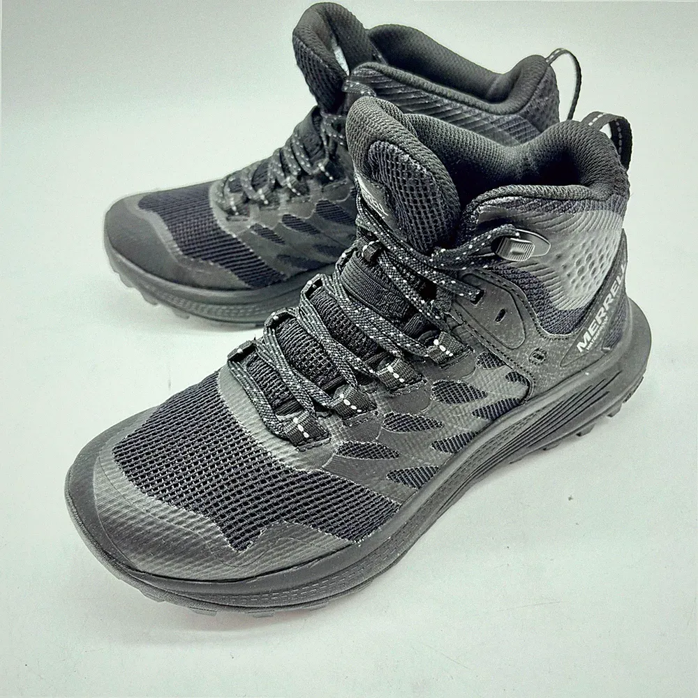 Merrell Nova 3 Tactical Mid Waterproof Men's Shoes Black/Charcoal : Size 3.5