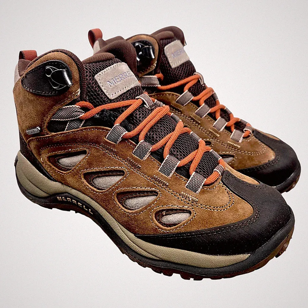 Merrell Reflex 4 Mid Waterproof Hiking Boots Earth - Women's Size 7 NEW IN BOX