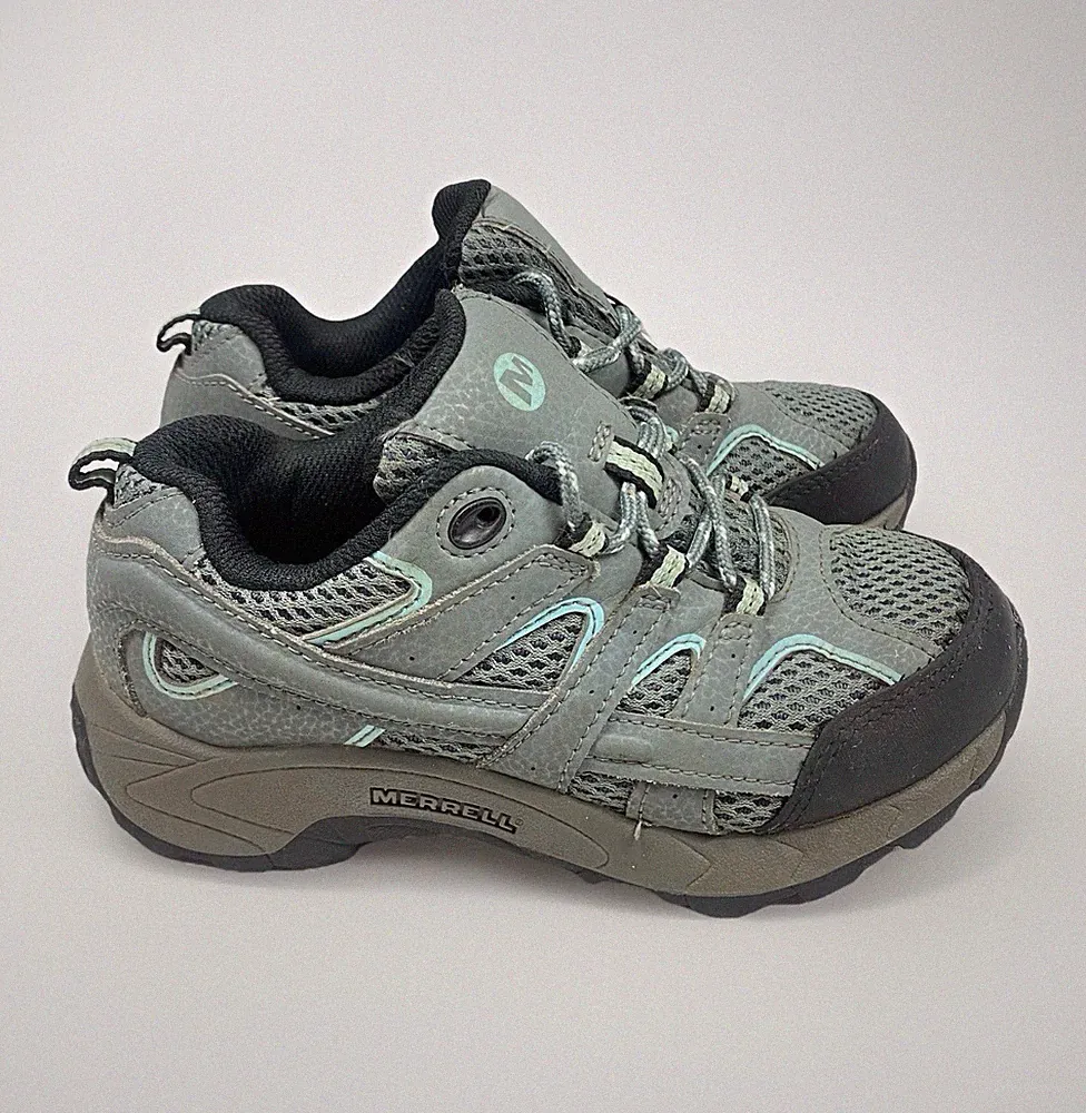 Merrell Shoes Moab 2 Shoes BIG KIDS Sz 13.5M Hiking Outdoor Low Top Used Good
