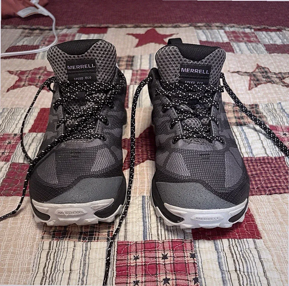 Merrell Speed Eco Women's Hiking Shoes Black Gray US 9 Medium J037182