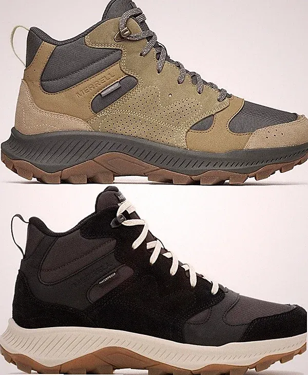 Merrell Tempo Sol Mid Waterproof Outdoors Hiking Athletic Boots Ankle Shoes Mens
