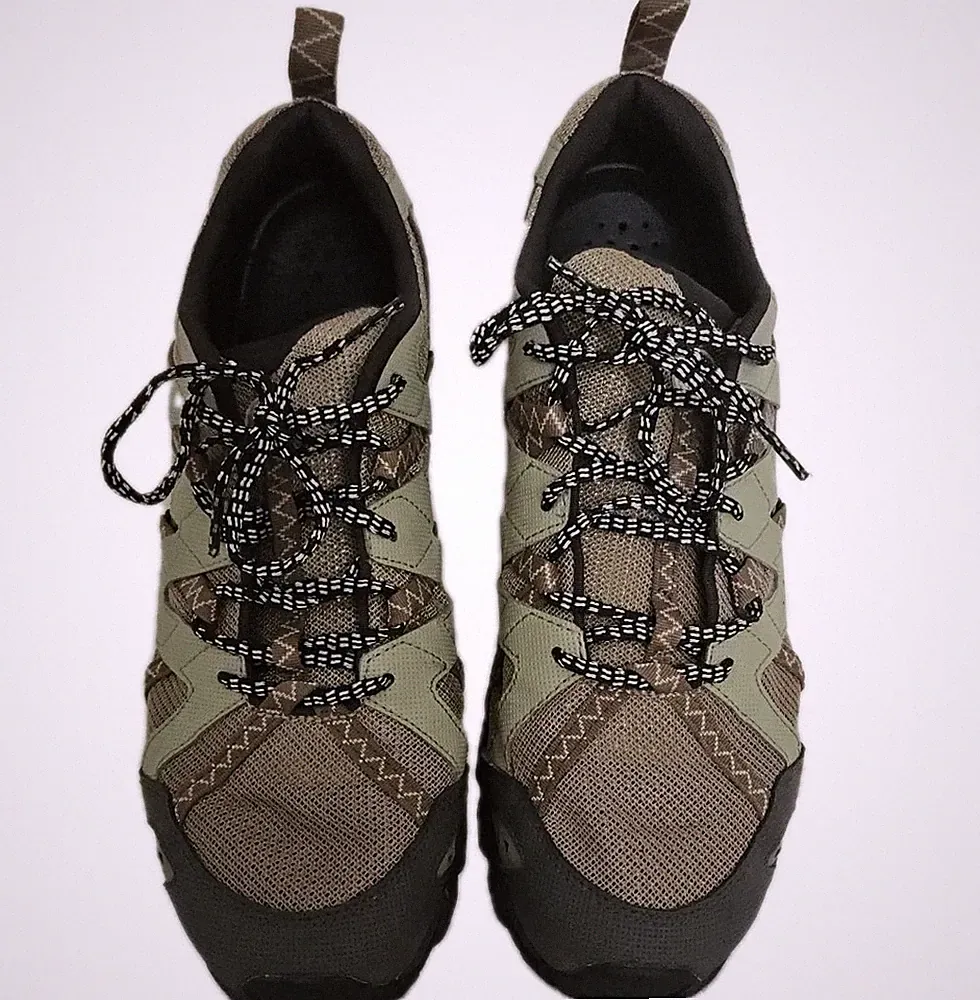 Merrell Vibram Hiking Shoes Brown Green Black 10.5 US J037729 Men's Medium