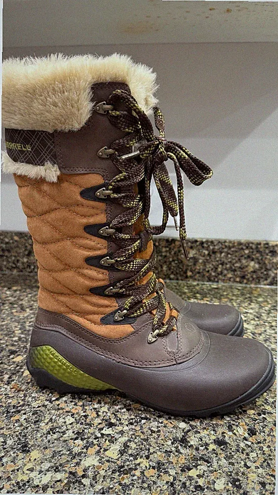Merrell Winterbelle Peak 7.5 Waterproof Insulated Tall Winter Boot Women J68108