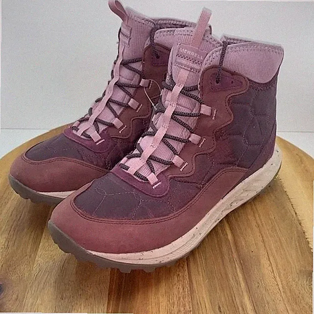 Merrell Women's Antora 3 Thermo Mid Zip Waterproof Hiking Boots Size 11