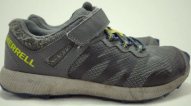 Merrell Women's Girl's Sport Gray Hiking Outdoor Trail Running Shoes Size 4.5