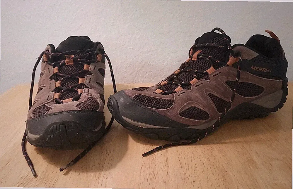 Merrell Yokota 2 Hiking Shoes Mens US 11.5 Multi Low Top Comfort J31275 Preowned