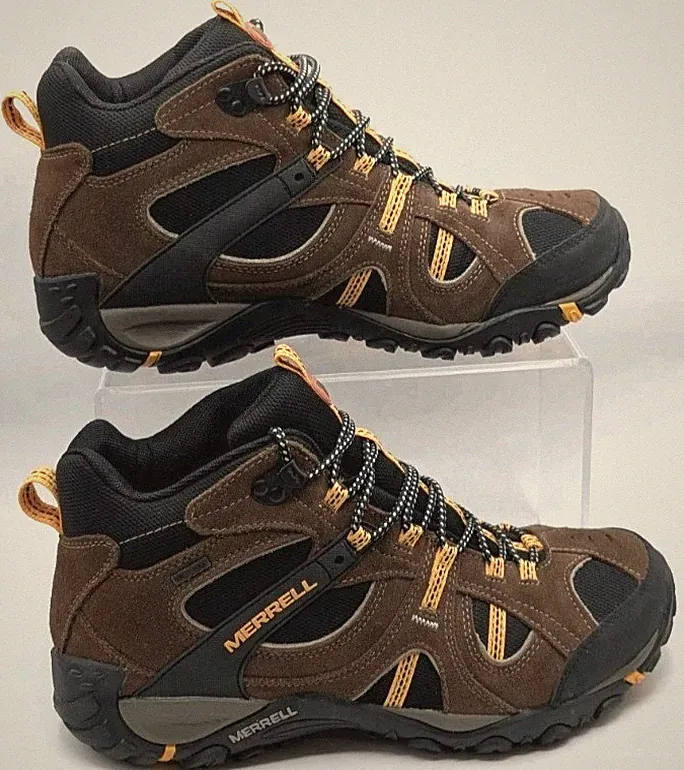 Merrell Yokota Trail Hiking Shoes Waterproof Boots Gunsmoke Men's Size 11 NEW