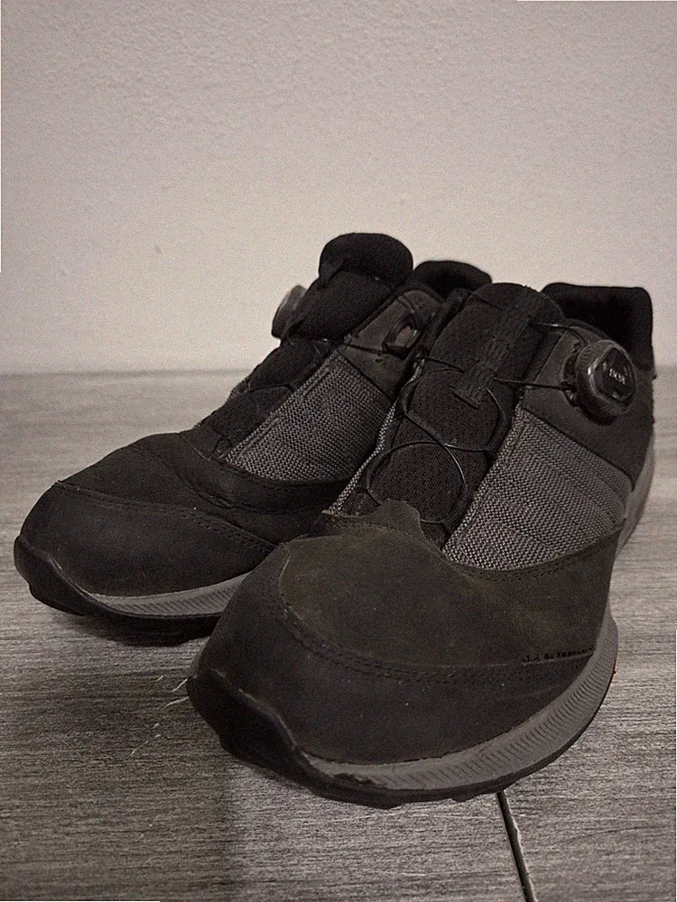 Merrell Zion GTX Waterproof Leather Hiking Shoes Gore-Tex BOA Black Men's 9.5