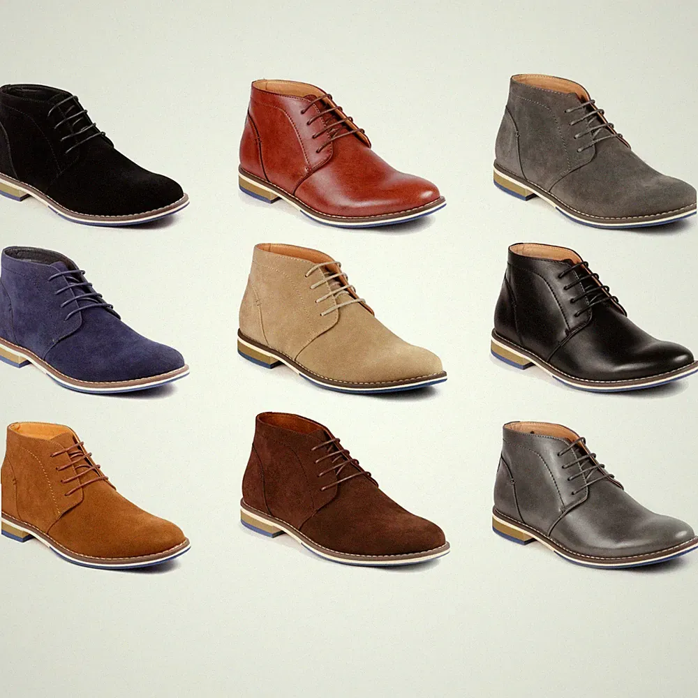 Metrocharm MC131 Men's Lace Up Casual Fashion Ankle Chukka Boots