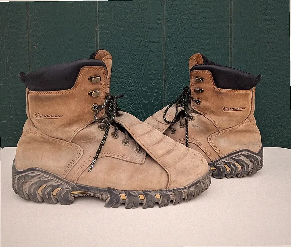 MICHELIN PILOT SLEDGE TOE METATARSAL WORK BOOTS XPX781 MENS SIZE 13M