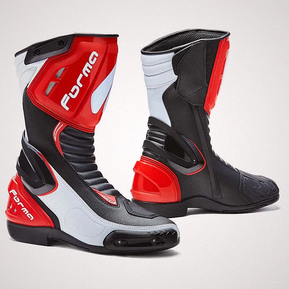 motorcycle boots | Forma FRECCIA sports red track riding street tech gear