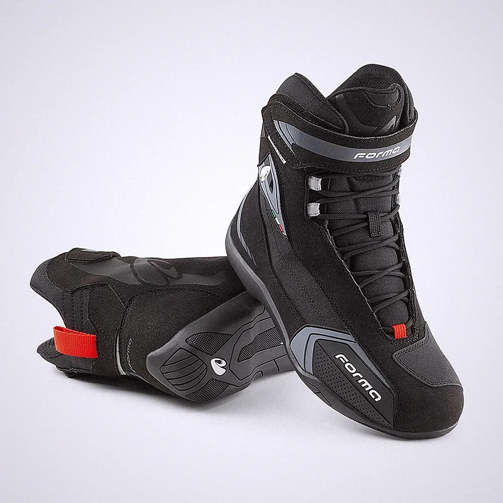 motorcycle boots | Forma VIPER Dry urban city street riding shoe blaze ride