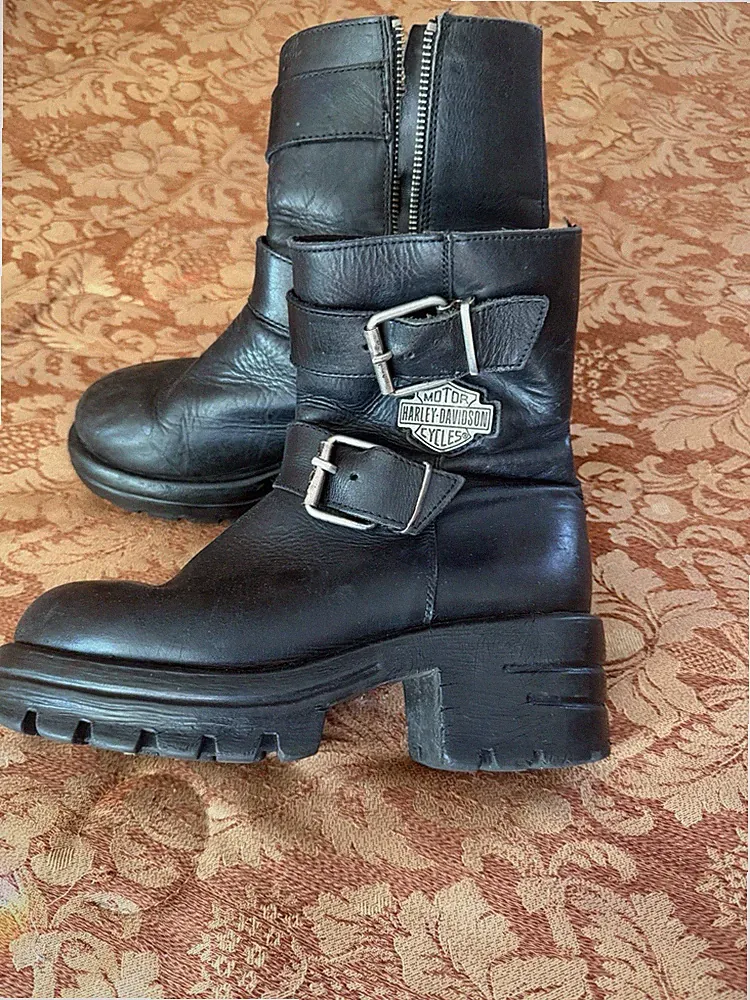 motorcycle boots womens 7.5