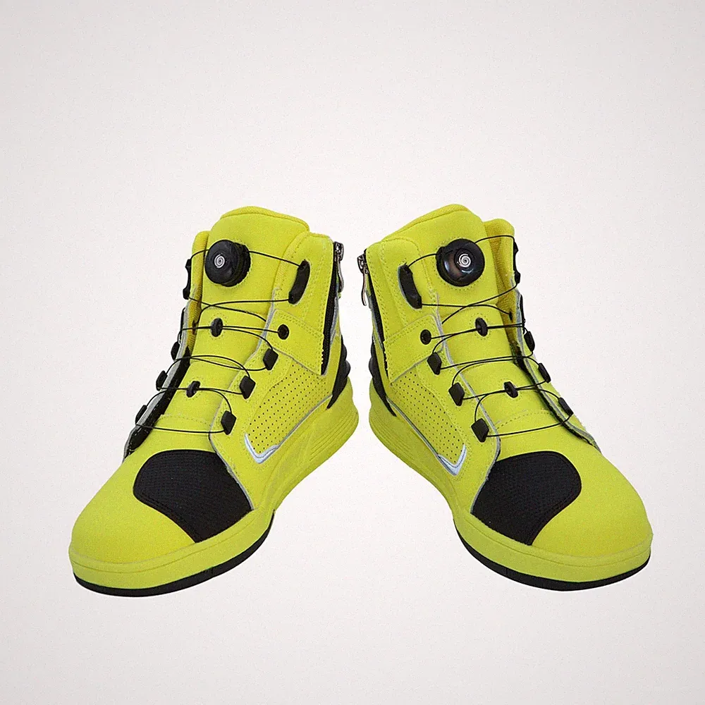 Motorcycle Shoes Anti-Slip Boots Motorcycle for Men Breathable Protective 40-45