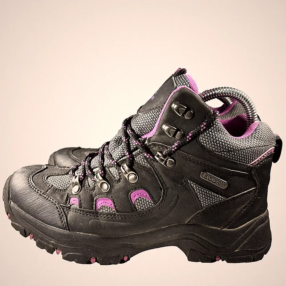 Mountain Warehouse Adventurer Womens Waterproof Boots Size 7 Black Purple Shoes
