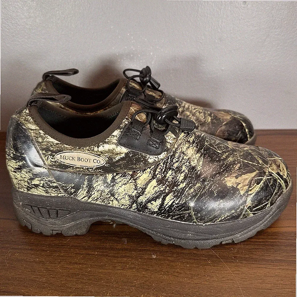 Muck Boot Company Shoes Mens 8.5-9 Camo Excursion Outdoors Hiking Fishing