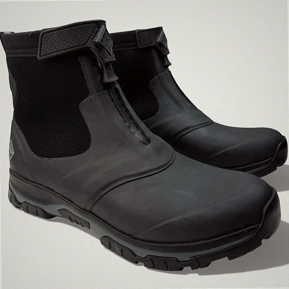 Muck Boot Men's Apex Mid Zip Waterproof Hiking Boots Black Size 14 AXMZ-000 NIB