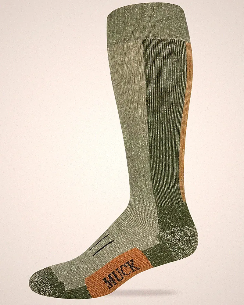 Muck Boot Mens 70% Merino Wool Heavyweight Over The Calf Boot Socks 1 Pair Pack
