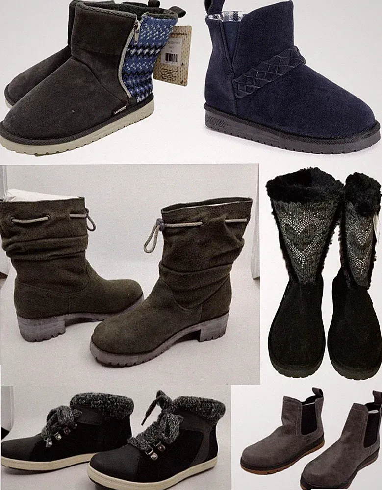 MUK LUKS WOMEN'S FASHION WINTER BOOTS sz 6 VARIOUS COLORS AND MODELS