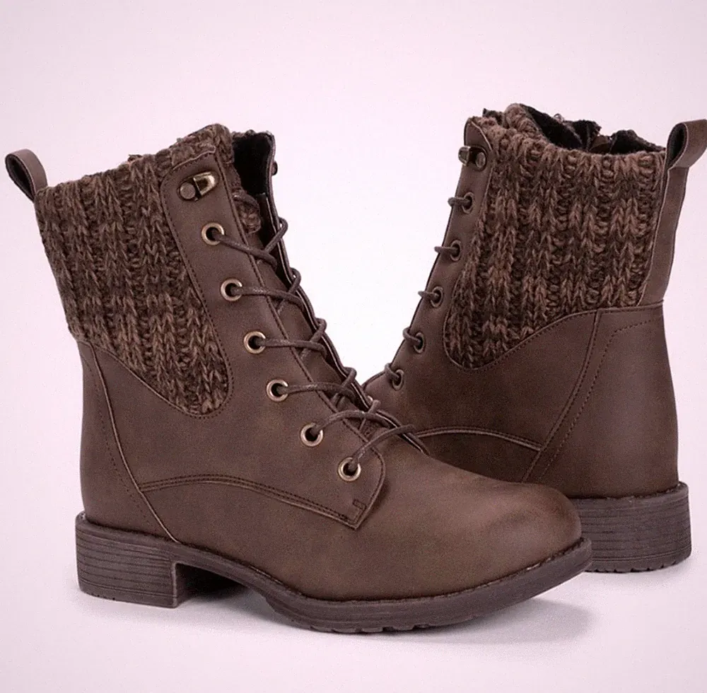 MukLuks Women’s hiker Everest Combat Boots 6.5