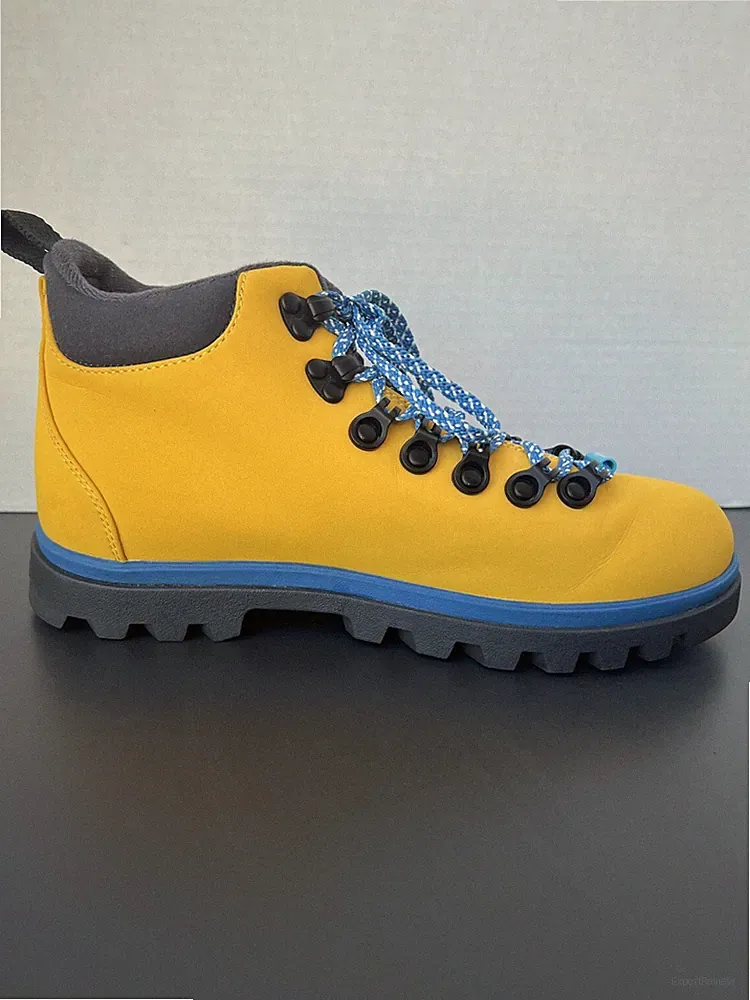 Native Shoes Womens Size 8/ Mens 6 Fitzsimmons Yellow Treklite Hiking Boots