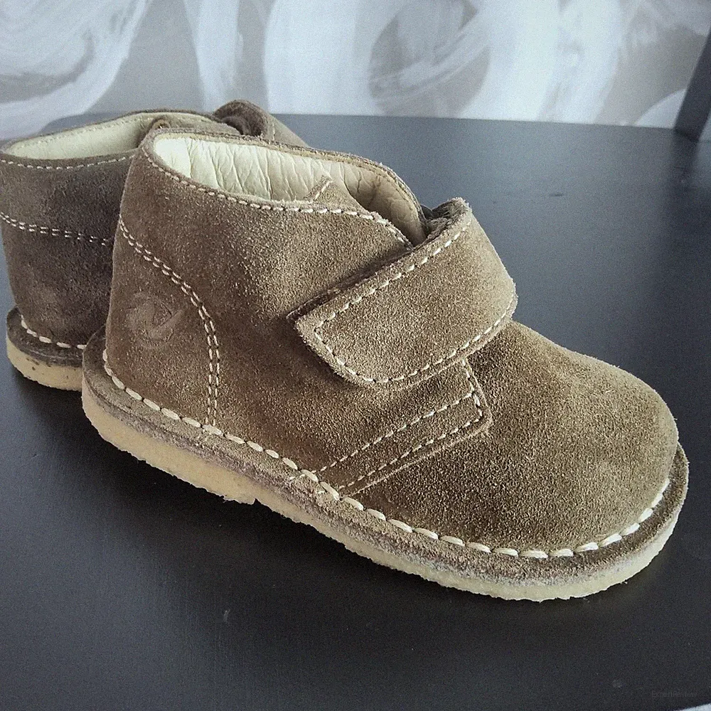 NATURINO NWOT Baby Eu Sz 19 9-12 Months Brown Suede Leather Chukka Boots Shoes