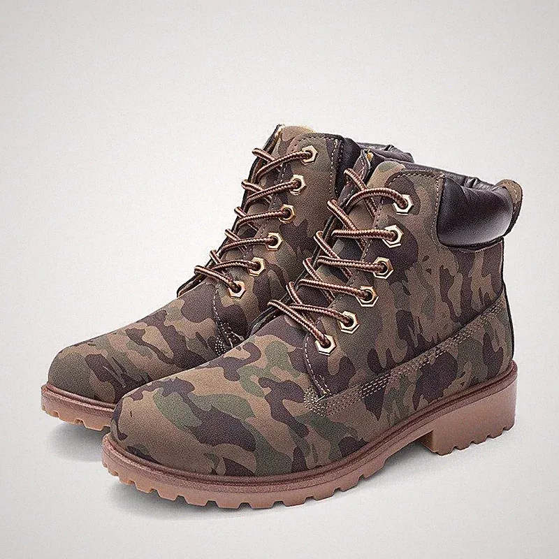 NEW 2022 Women's Winter Outdoor Hiking Shoes Light Backpacking Camo Ankle Boots