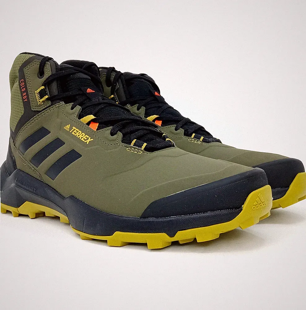 "NEW" Adidas Men's Terrex AX4 Mid Beta Cold Ready Hiking Boots Size 9 US