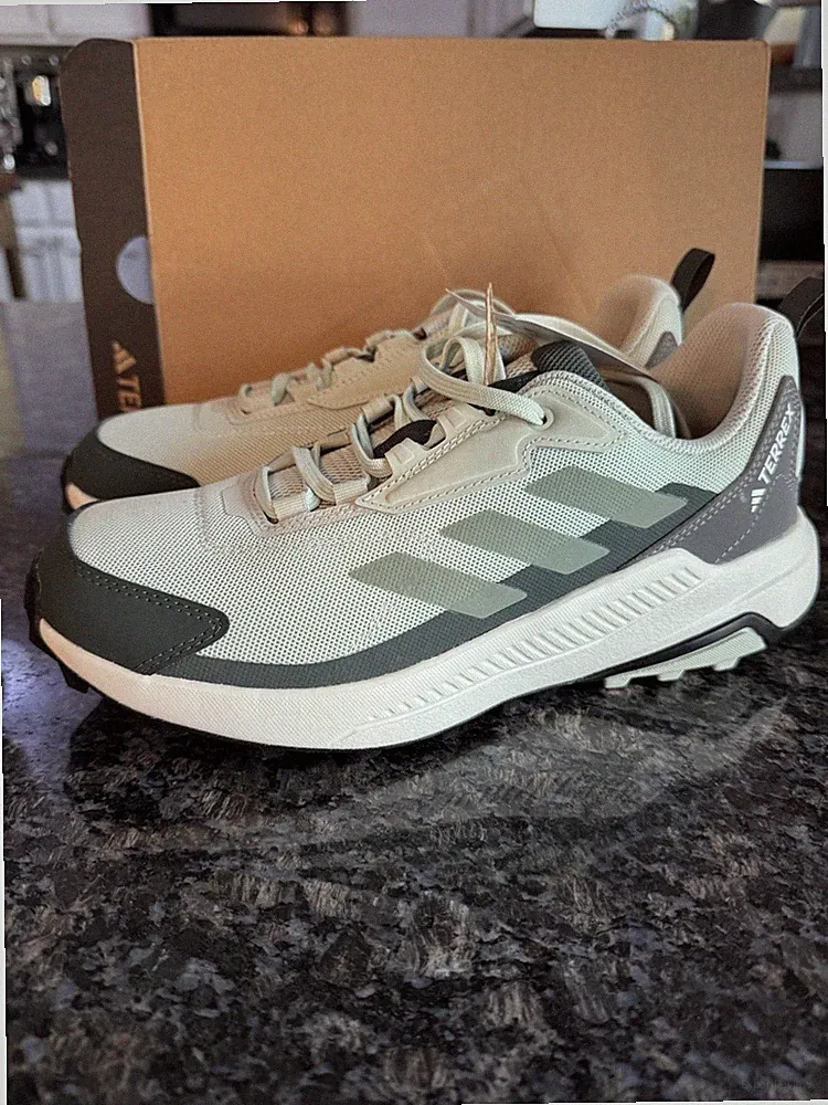 NEW adidas Terrex Anylander Linen green /Legend Ivy Trail Hiking Shoes, Pick Sz