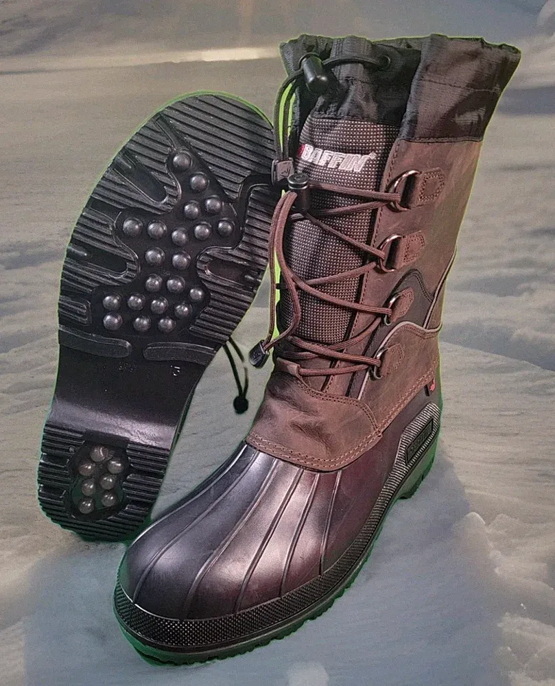 NEW Baffin Mountain ECW Waterproof Winter/Snow Boots, US Men's 13, Brown Leather