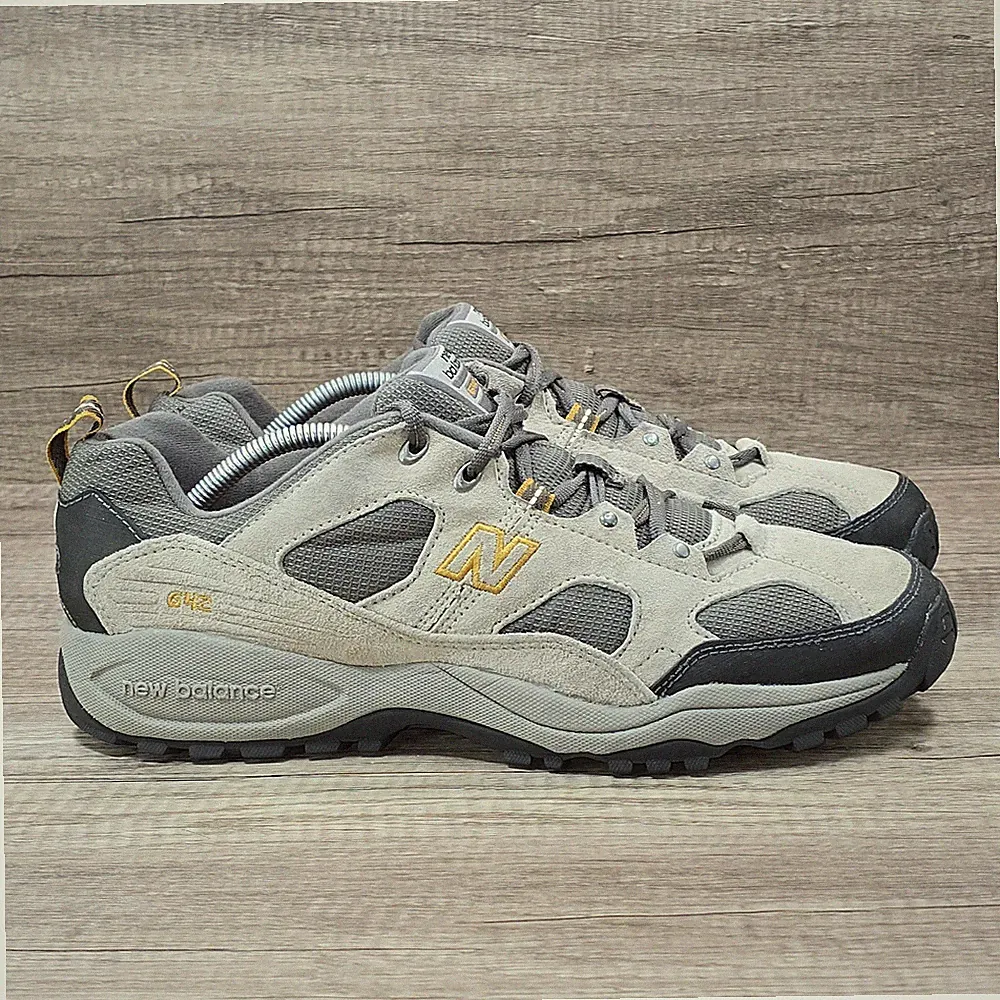 New Balance 642 Men's Size 11.5 D Beige Brown Suede Trail Hiking Shoes (MW642GM)