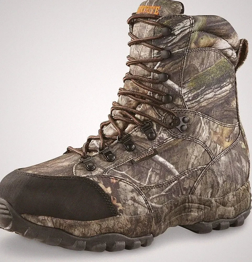 New Camo 8" Waterproof Hunting Boots for Men Hiking Climbing Hunting Lace-Up