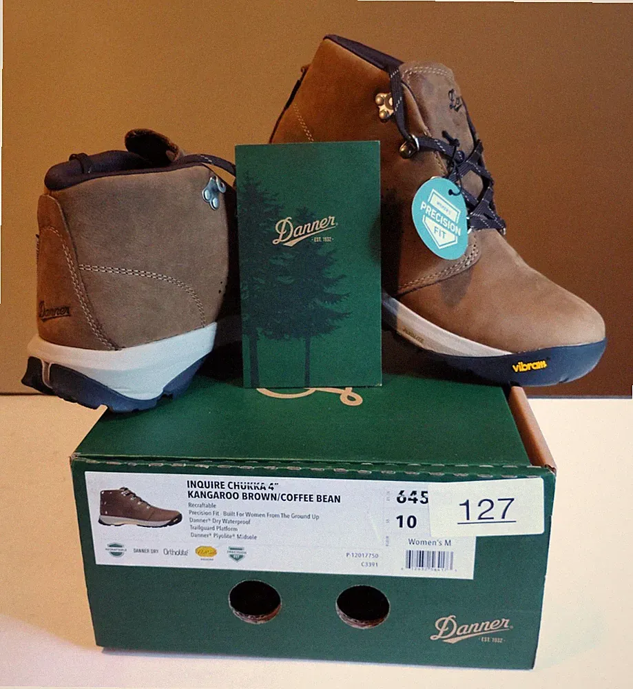NEW Danner 64508 Women's Sz 10 Inquire Chukka 4" Hiking Boots Shoes