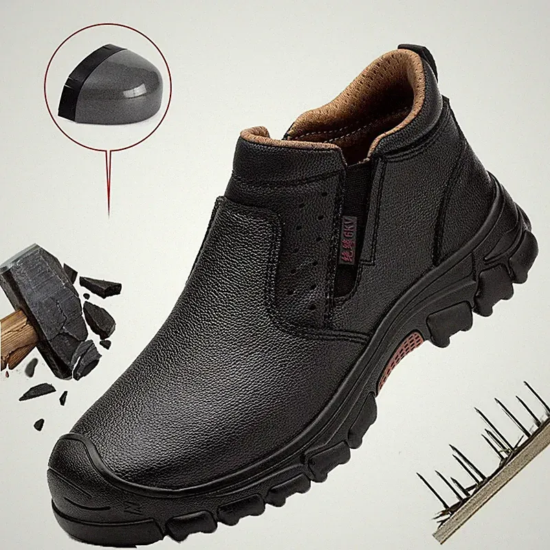 New Fashion Security Work Safety Boots Protective Boots Anti-smash Anti-puncture