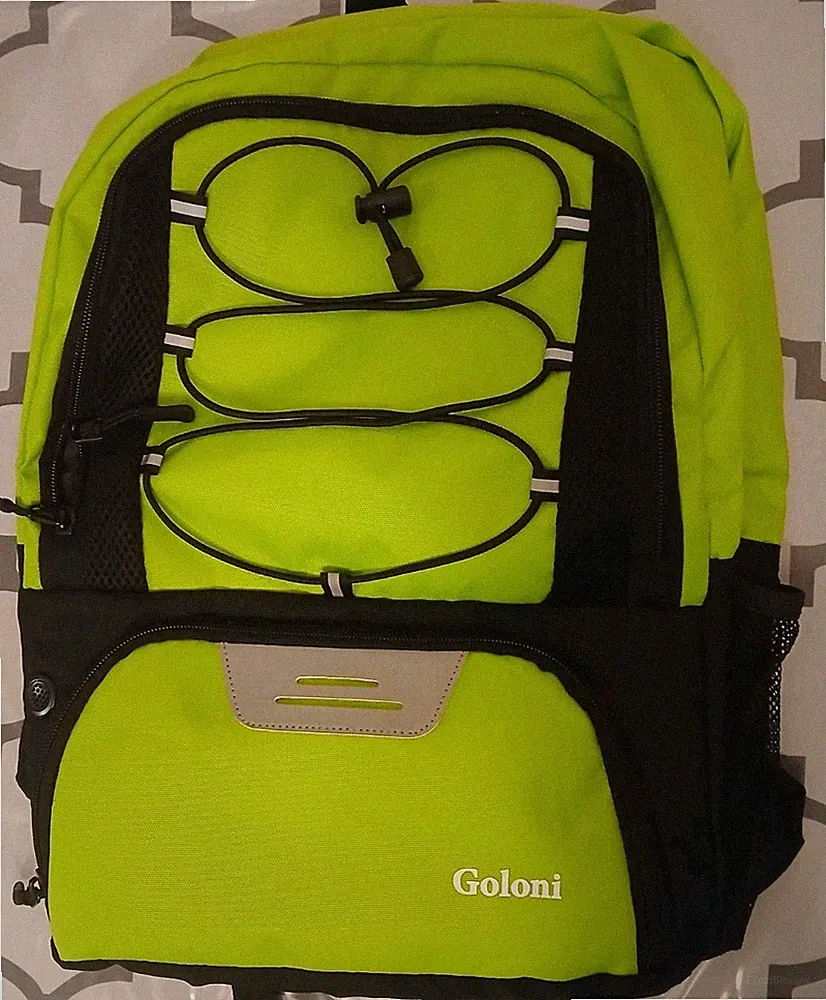 NEW GOLONI Green Ski Boot Bag Backpack 50L Snowboard BAG for Travel Snow Boots