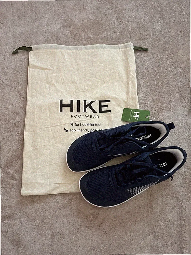 New! Hike Footwear HF Stride Navy Blue Hiking Shoe Sneaker, Women’s Size 8