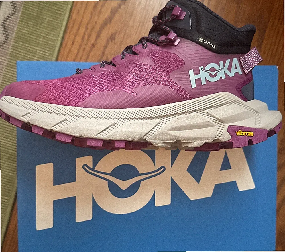 New Hoka Trail Code GTX 7B Womens Hiking Boots