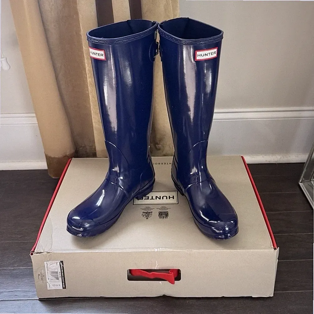 New Hunter Women's Waterproof Rain Boots Size 6