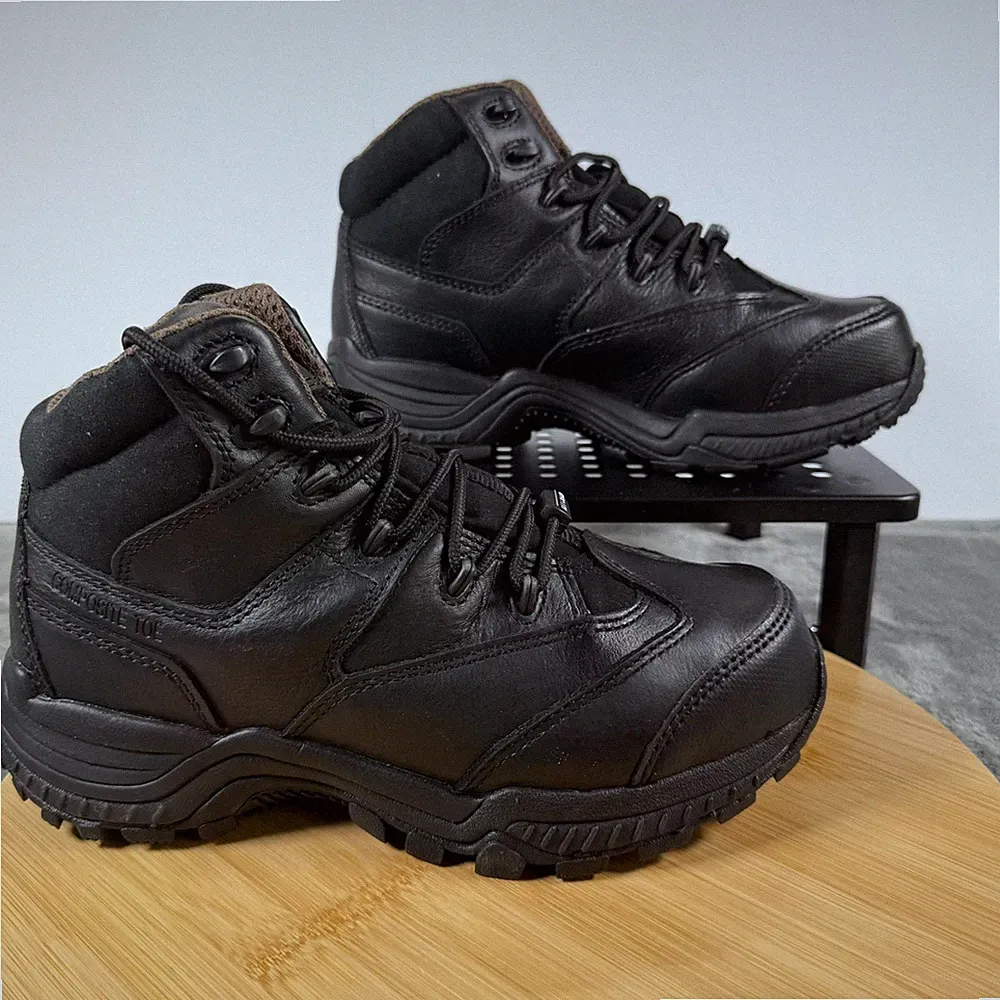 NEW Hytest Met Guard Men’s Size 6.5 EW Black Work Hiker Boots Stock#-K12200