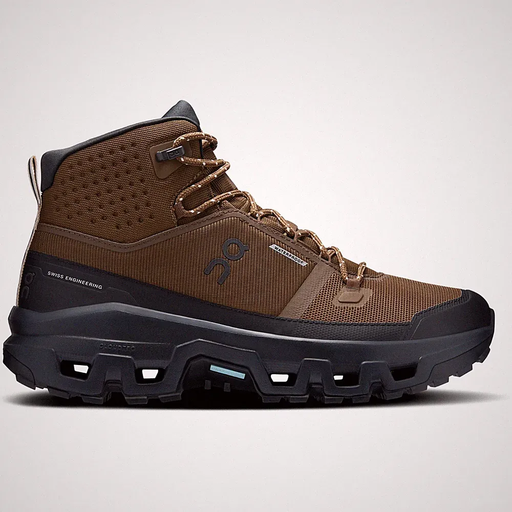 ( NEW ) On Mens Cloudrock Mid Waterproof Hiking Boots - Brand New Full BOX 100%