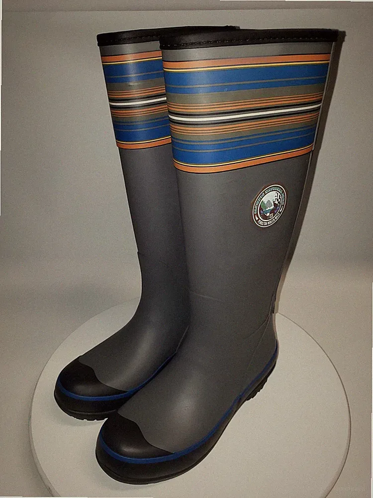 NEW Pendleton Rain Boots Womens 5 EU36 Wellies Rubber Tall Olympic National