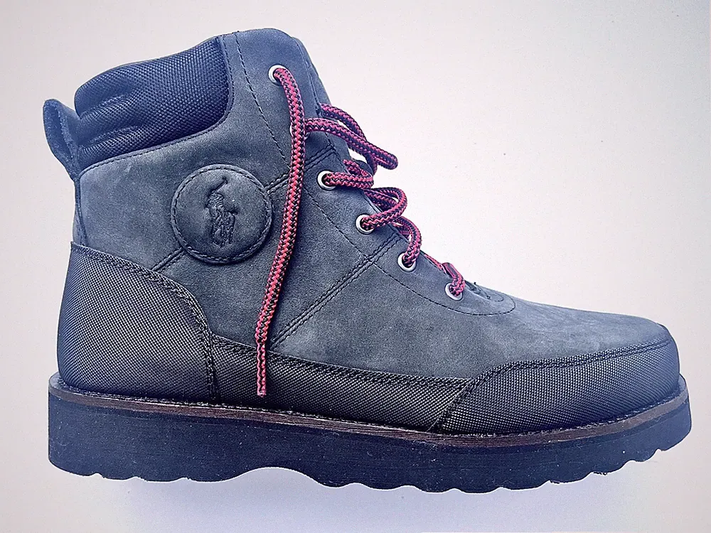 NEW POLO RALPH LAUREN Men Bearsted Nubuk Boots BIG PONY SHOES Leather Hiking 9