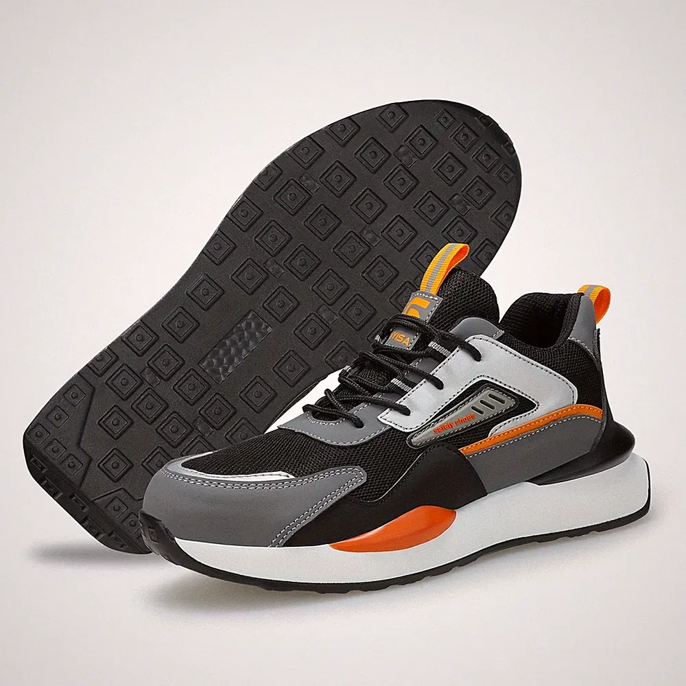 Men Work Boots Safety Shoes Steel Toe Cap Indestructible Sneakers Hiking Sport