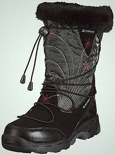 New Women's Hi-Tec GLENCOE #40601 black/graphite/magenta boots