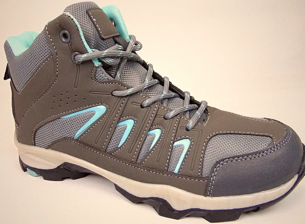 NEW! Women's Hiking Trail Casual Boots, Size 8.0 M, Gray Blue
