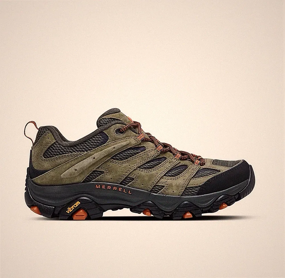 NIB Merrell Moab 3 Olive Mens Hiking Shoes Size 10
