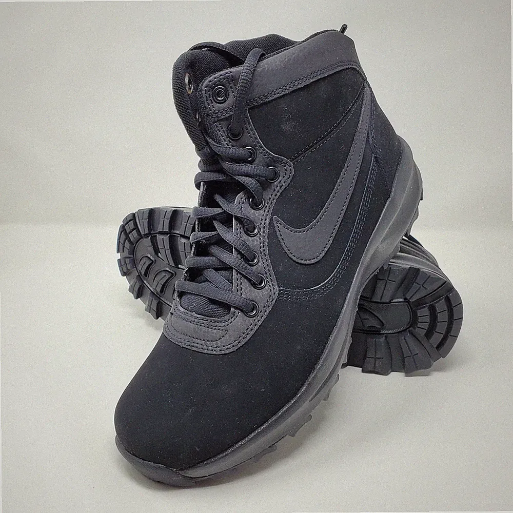 Nike Manoadome Triple Black High Top Hiking Shoes 844358-003 Men's Size 8