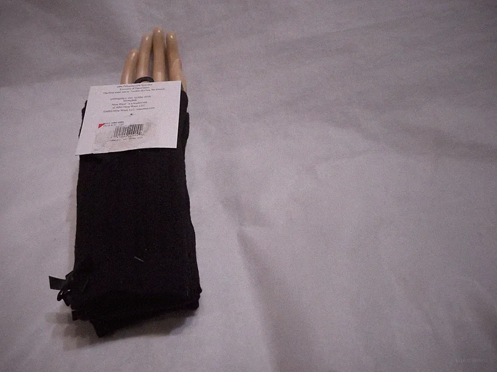 Nine West 2 Pairs Women Black Over The Knee Socks Shoe Size 5-10